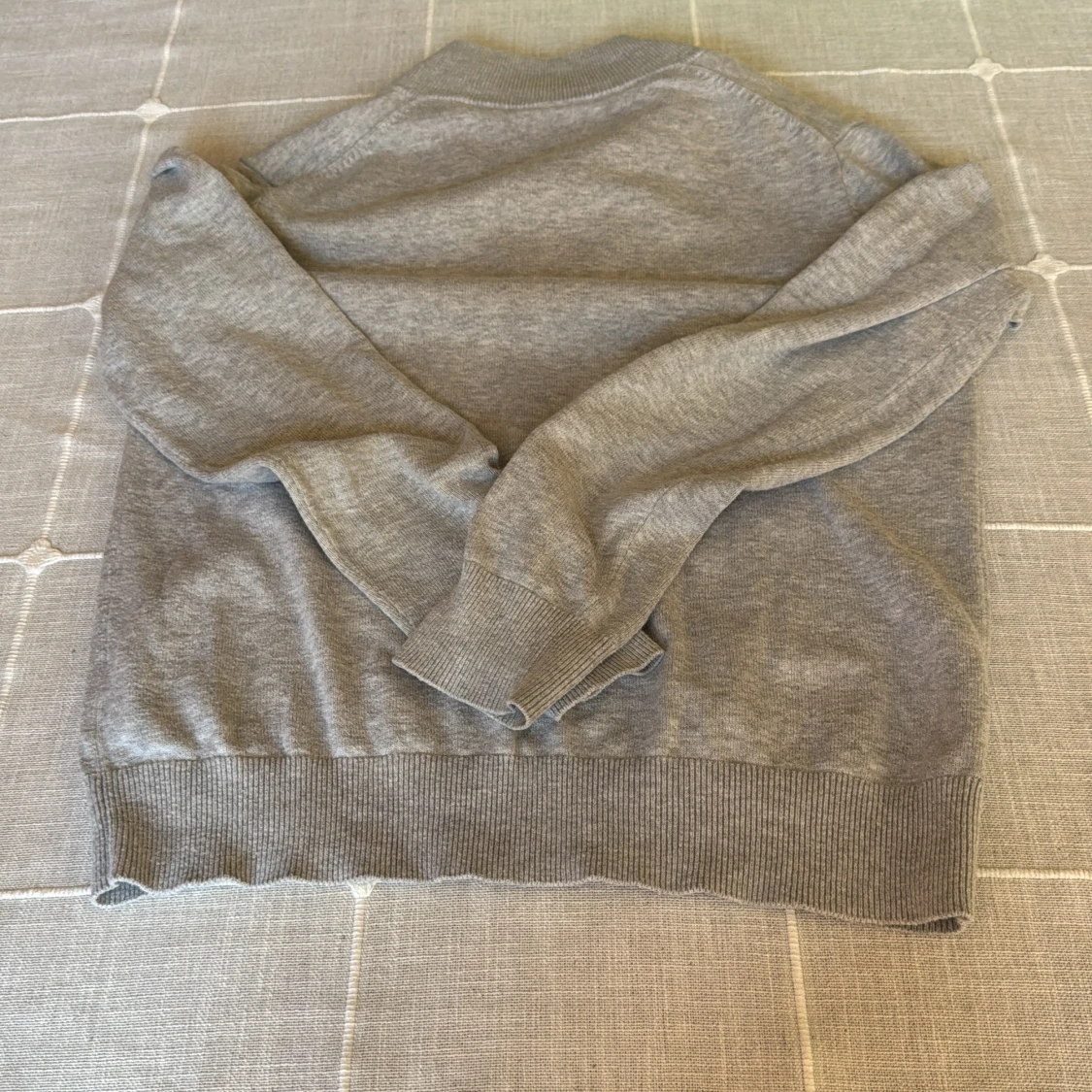  Grå half zip tröja från Gant   - 1