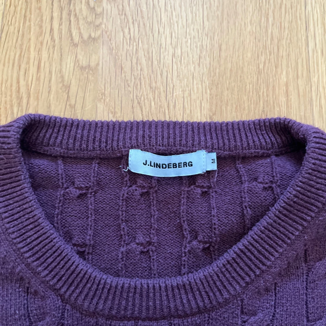 Kabelstickad tröja från J.Lindeberg - 1