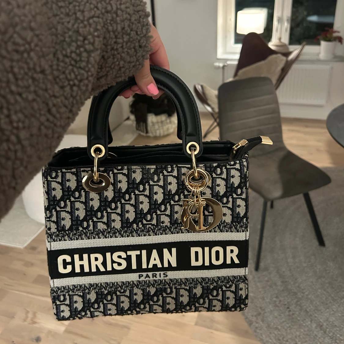 Christian Dior svart handväska
