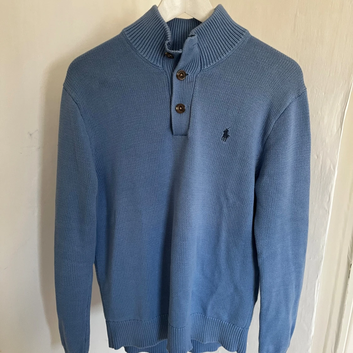 Blå stickad tröja Polo Ralph Lauren