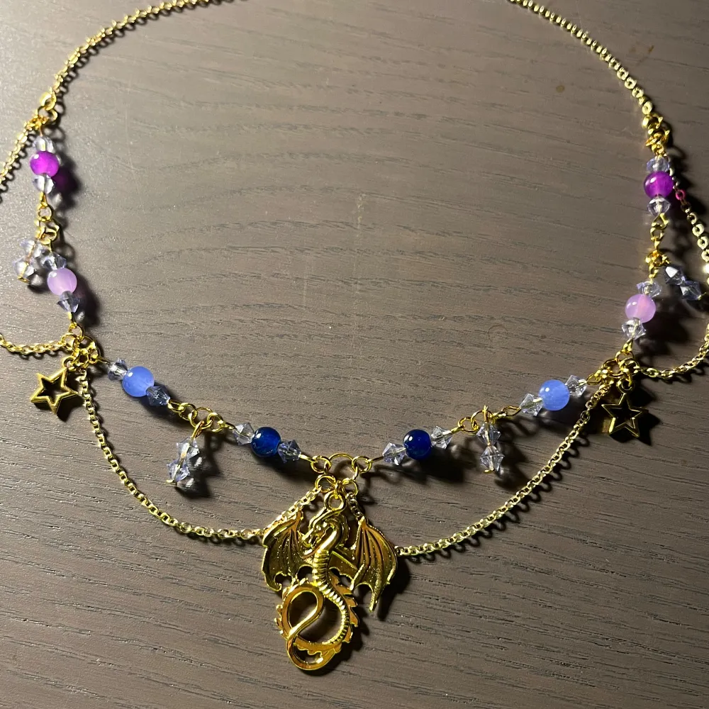 Handmade dragon necklace.🎀. Accessoarer.