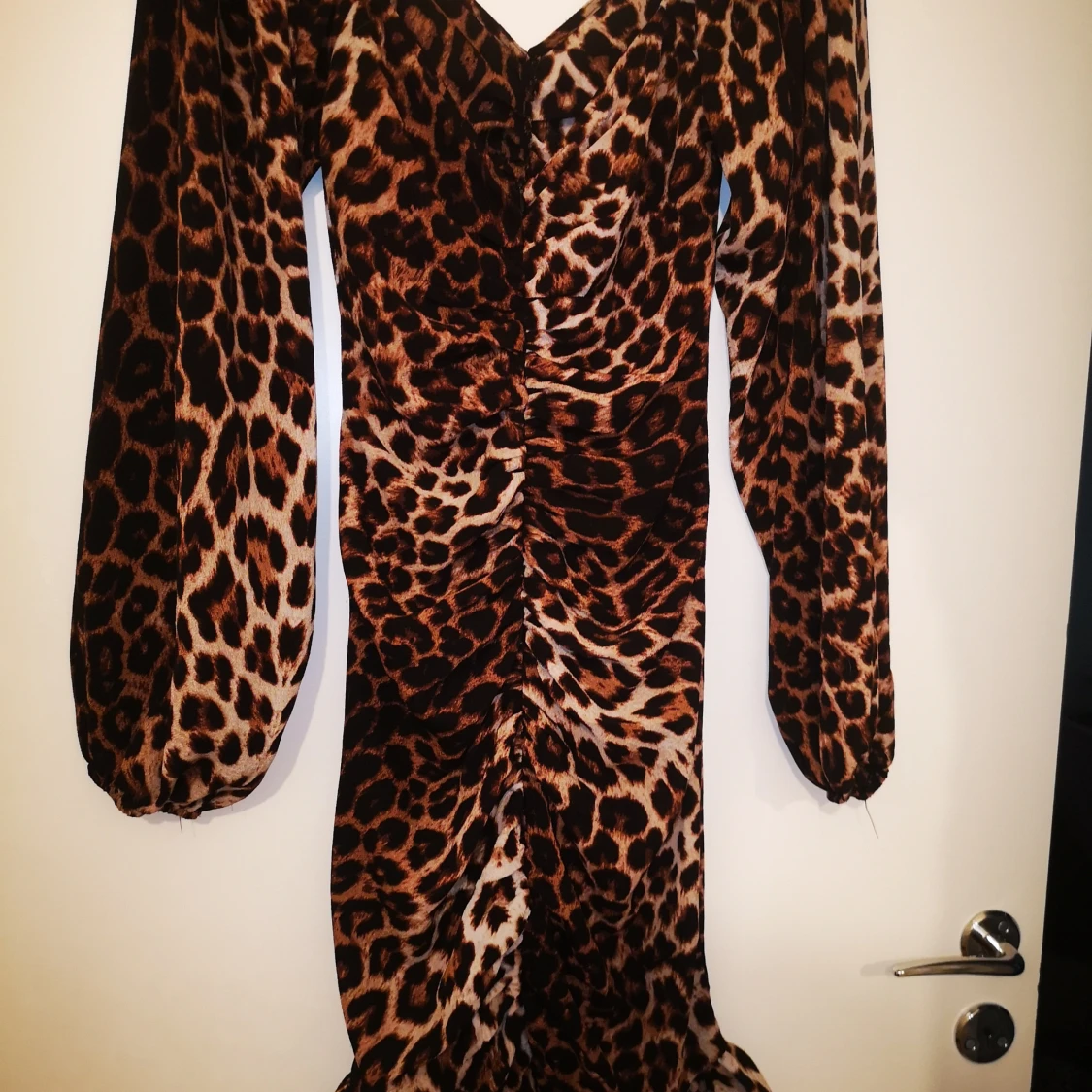 Leopardmönstrad klänning - 90