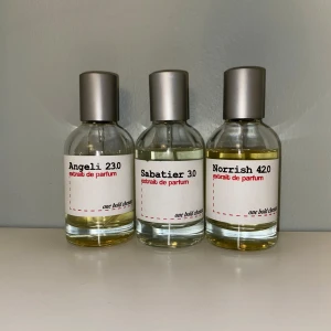 OneBoldChemist BYTE!! - Säljer dessa tre underbara dofter från OneBoldChemsit. Dessa är liknselser på andra kända parfymer. Kolla min TikTok parfyminen för en bättre blick på vad dem luktar! Kom med bud samt byten. Köp och byten får du samples med