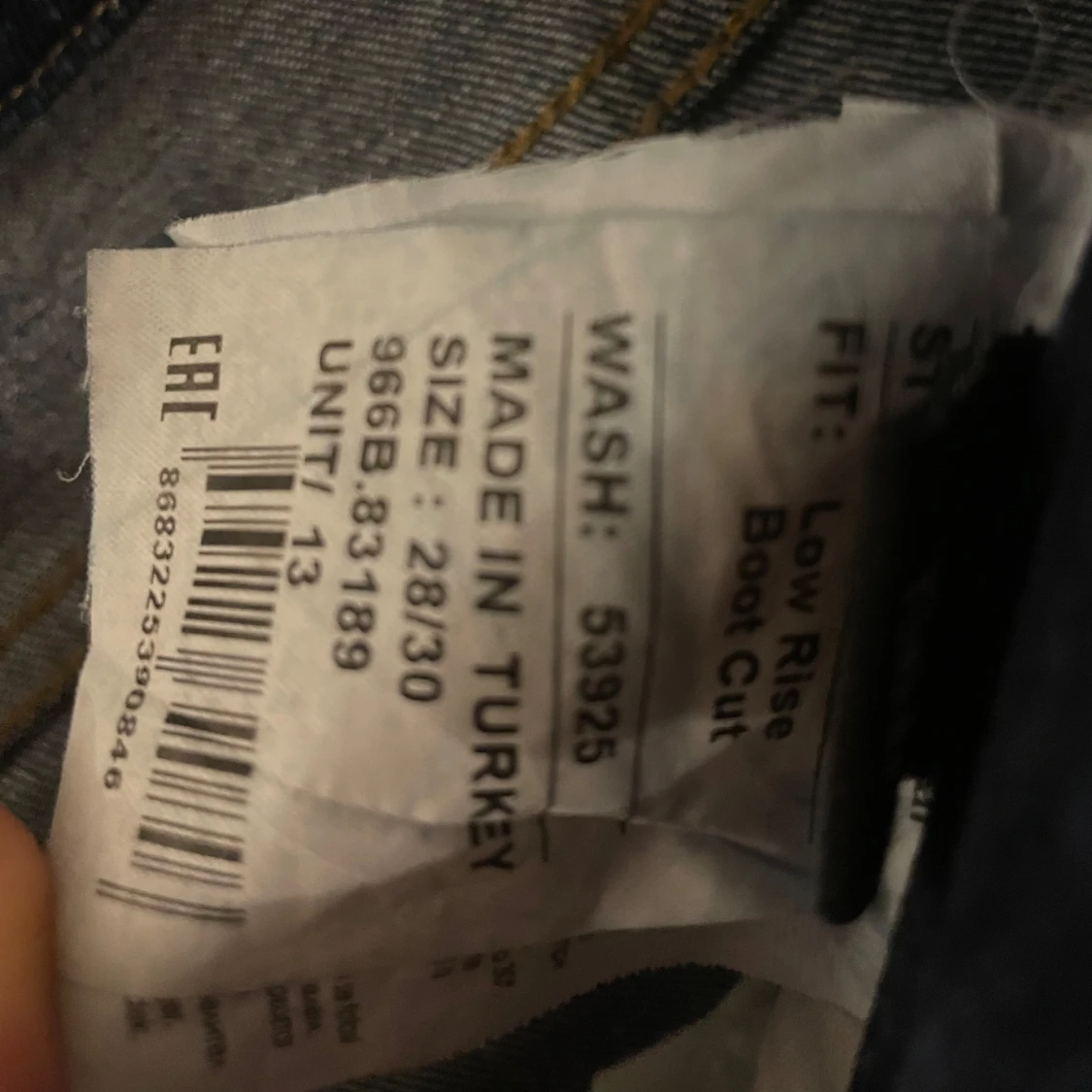 Blå bootcut jeans från LTB i Valarie modellen - 91