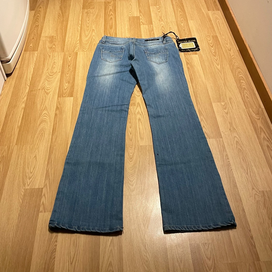 Lågmidjade bootcut jeans  - 90