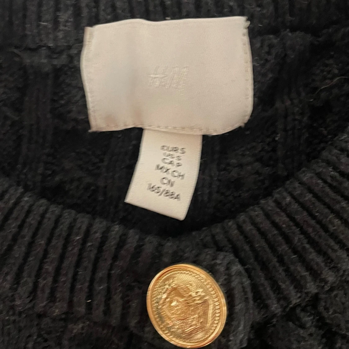 Svart kofta från H&M - 90