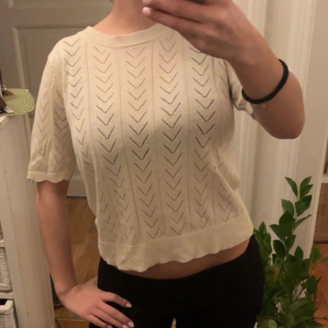 Stickad topp från vila - 90