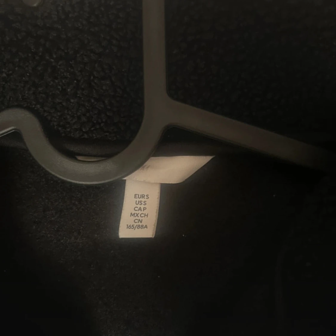 Svart teddyjacka / pilejacka  - 93