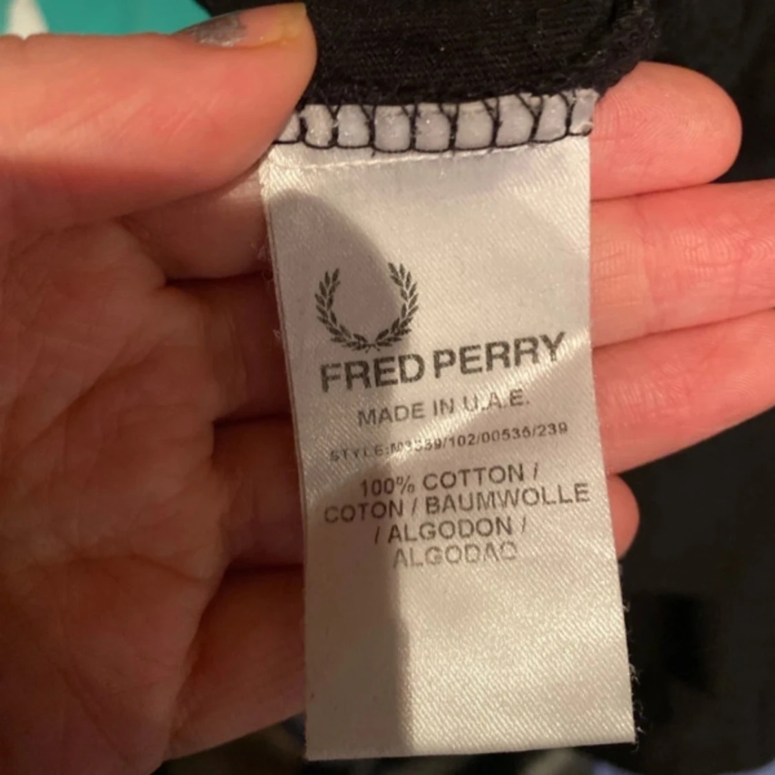 Svart t-shirt från Fred Perry - 91