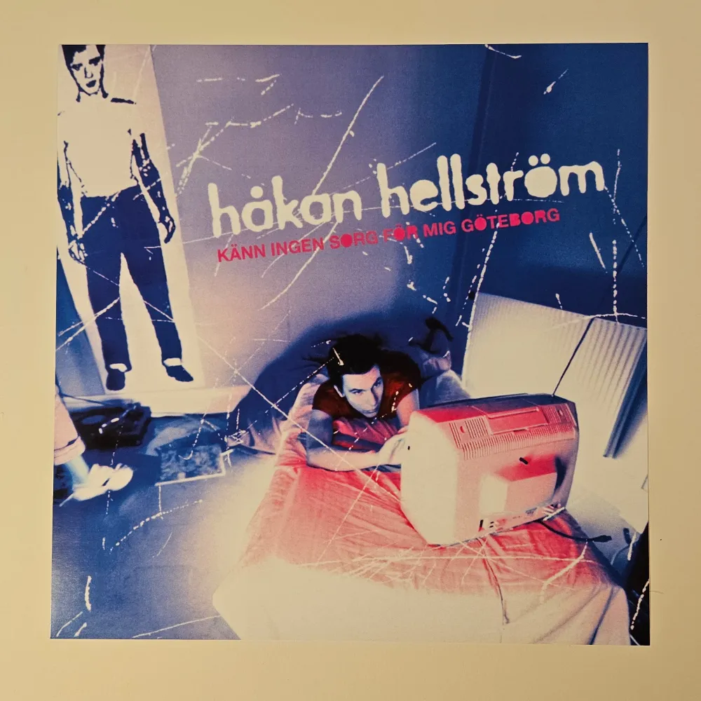 Håkan Hellström - Känn igen sorg för mig i Göteborg albumaffisch, 31.5x31.5 Helt ny - Passar bra i IKEAs tavelram Lomviken! Skickas i papprulle - Ramen ingår inte!. Muu.