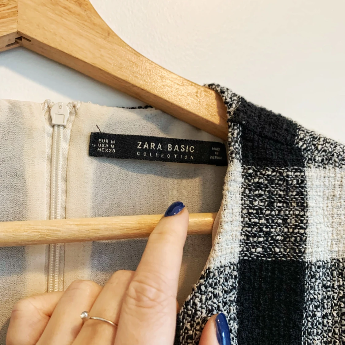 Rutig topp från Zara Basic Collection - 3