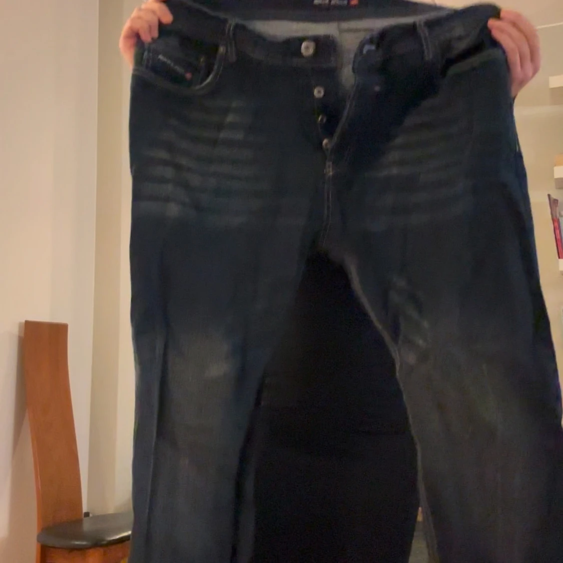 Vintage Mörkblå jeans från Rock Creek