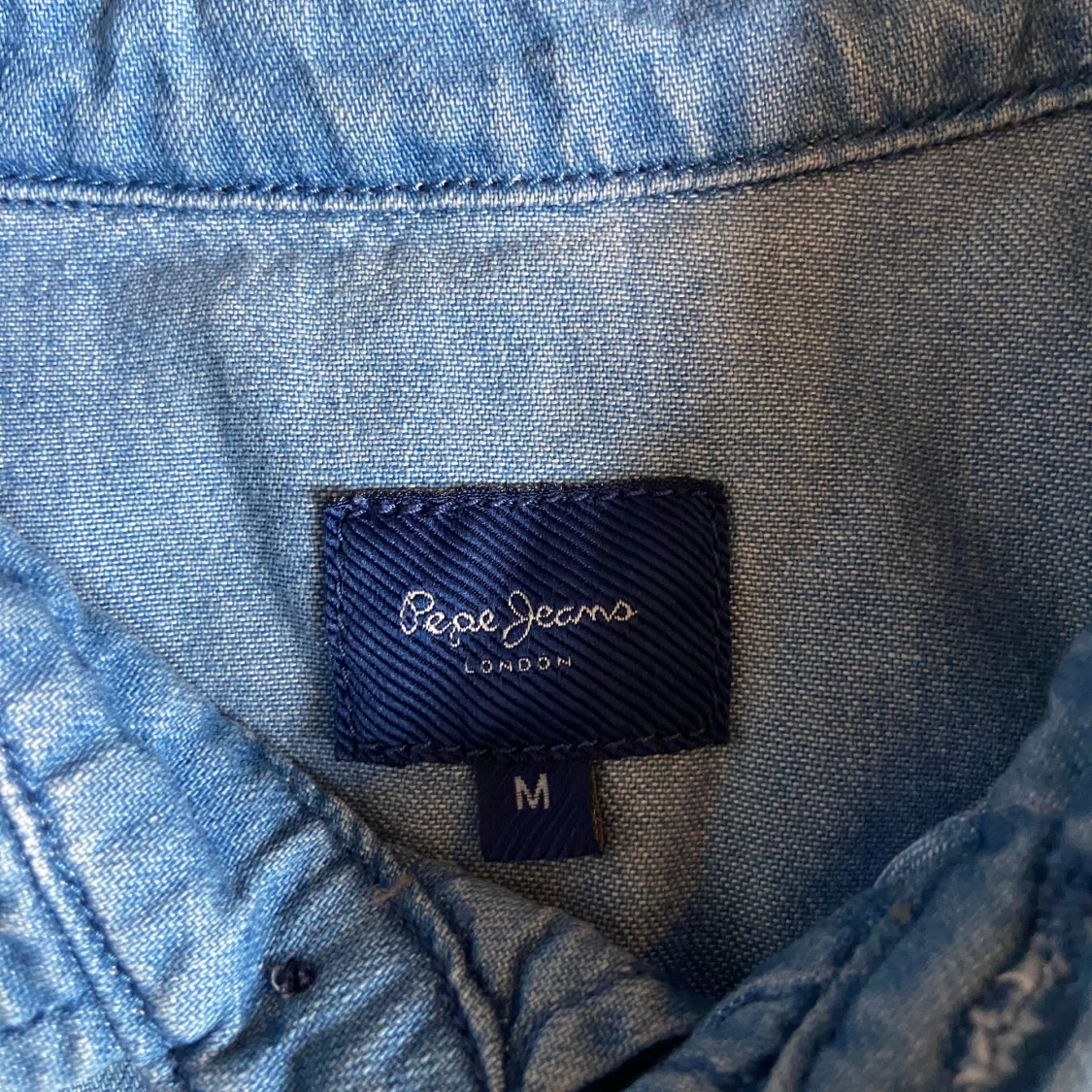 Blå jeansskjorta från Pepe Jeans - 90