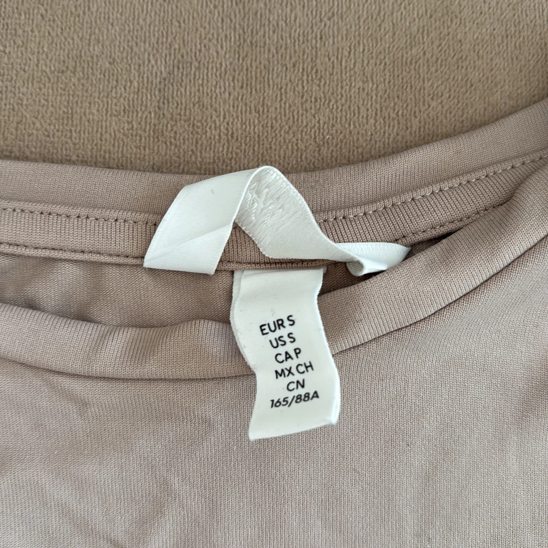 Beige långärmad tröja - 1