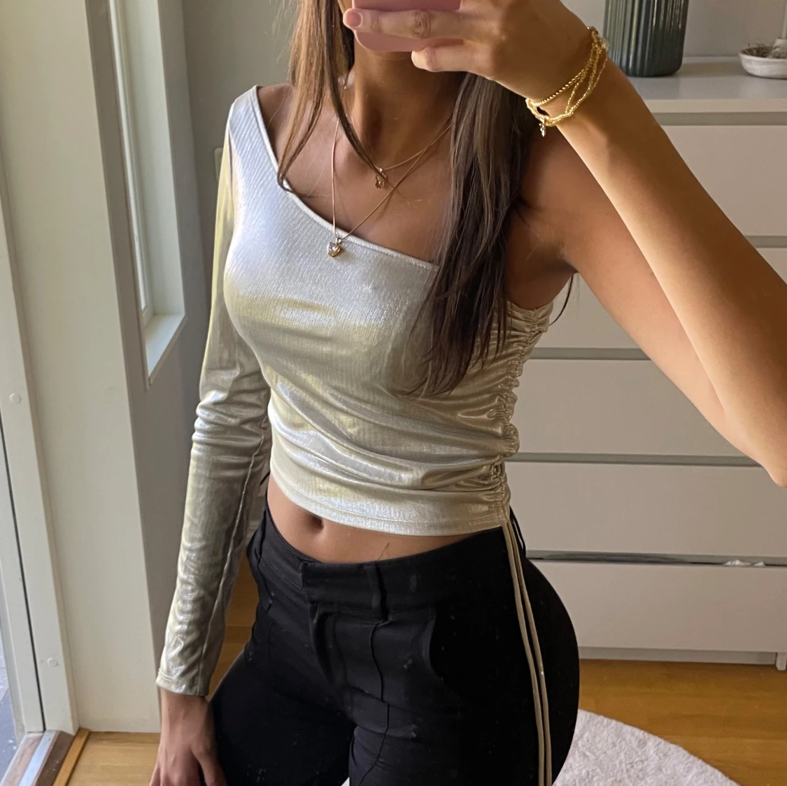 One shoulder topp - 1