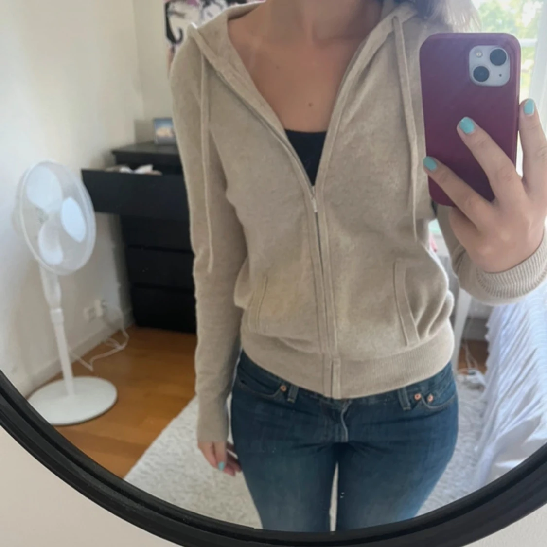 Soft goat zip up - 90