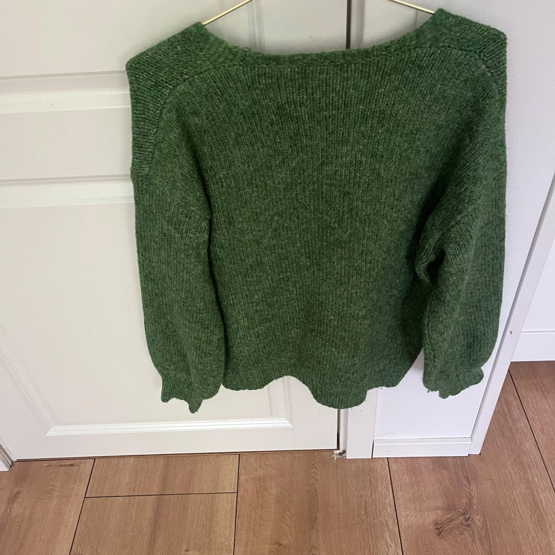 grön stickad tröja  - 91