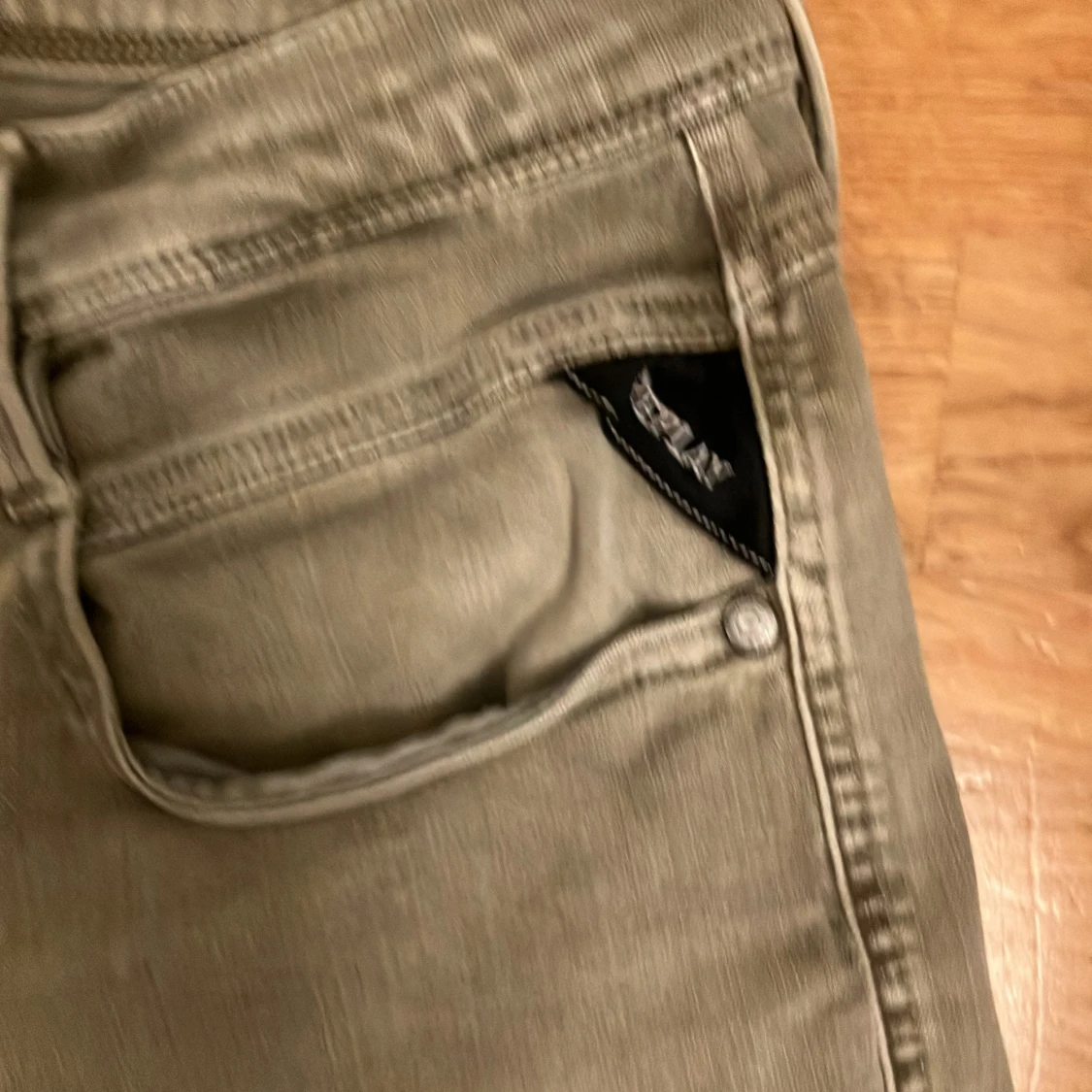 Grå Replay Anbass Hyperflex Jeans - 91