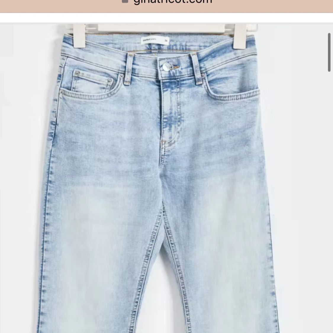 Ljusblå jeans från Gina Tricot - 91