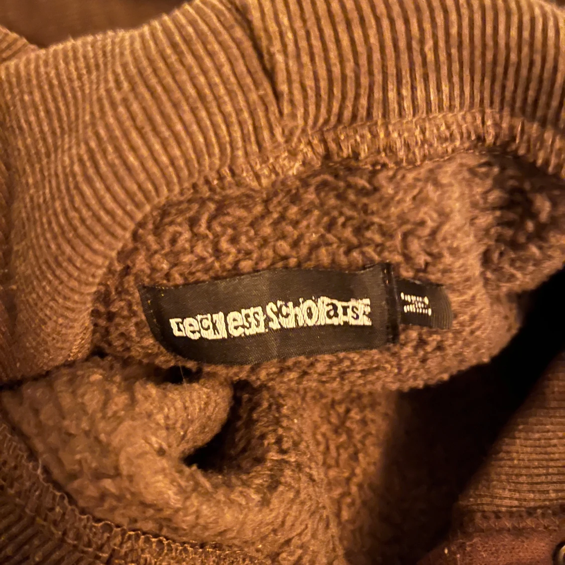 Brun hoodie från Reckless Scholars - 91
