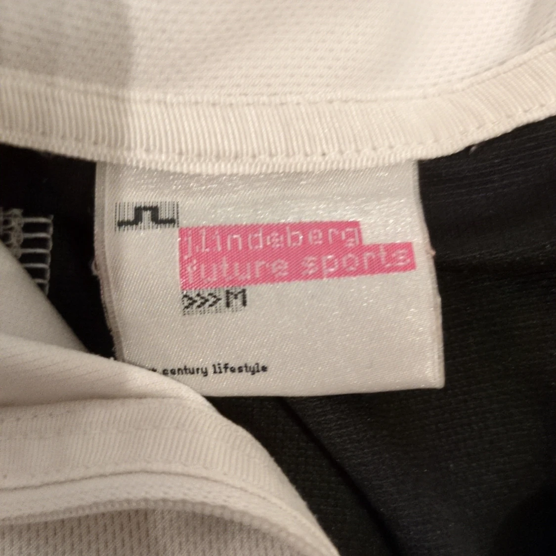 Vit och svart pikétröja från J.Lindeberg - 91