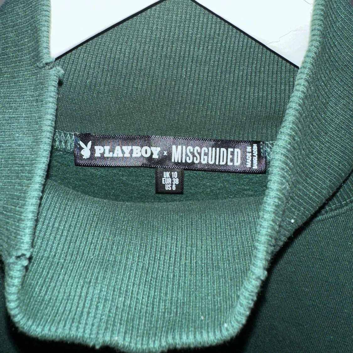 Grön och vit tröja från Playboy x Missguided - 91