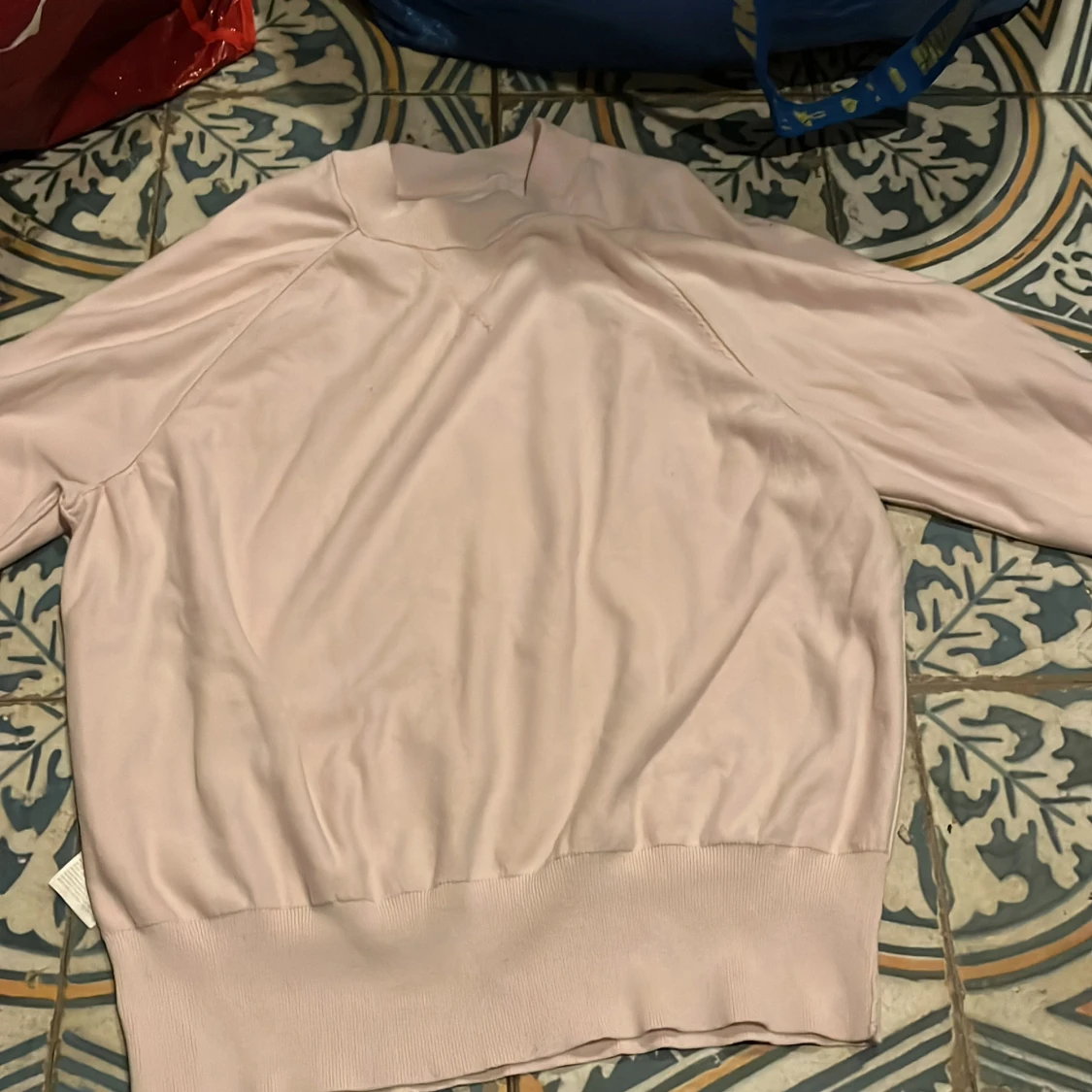 Ljusrosa sweatshirt - 90