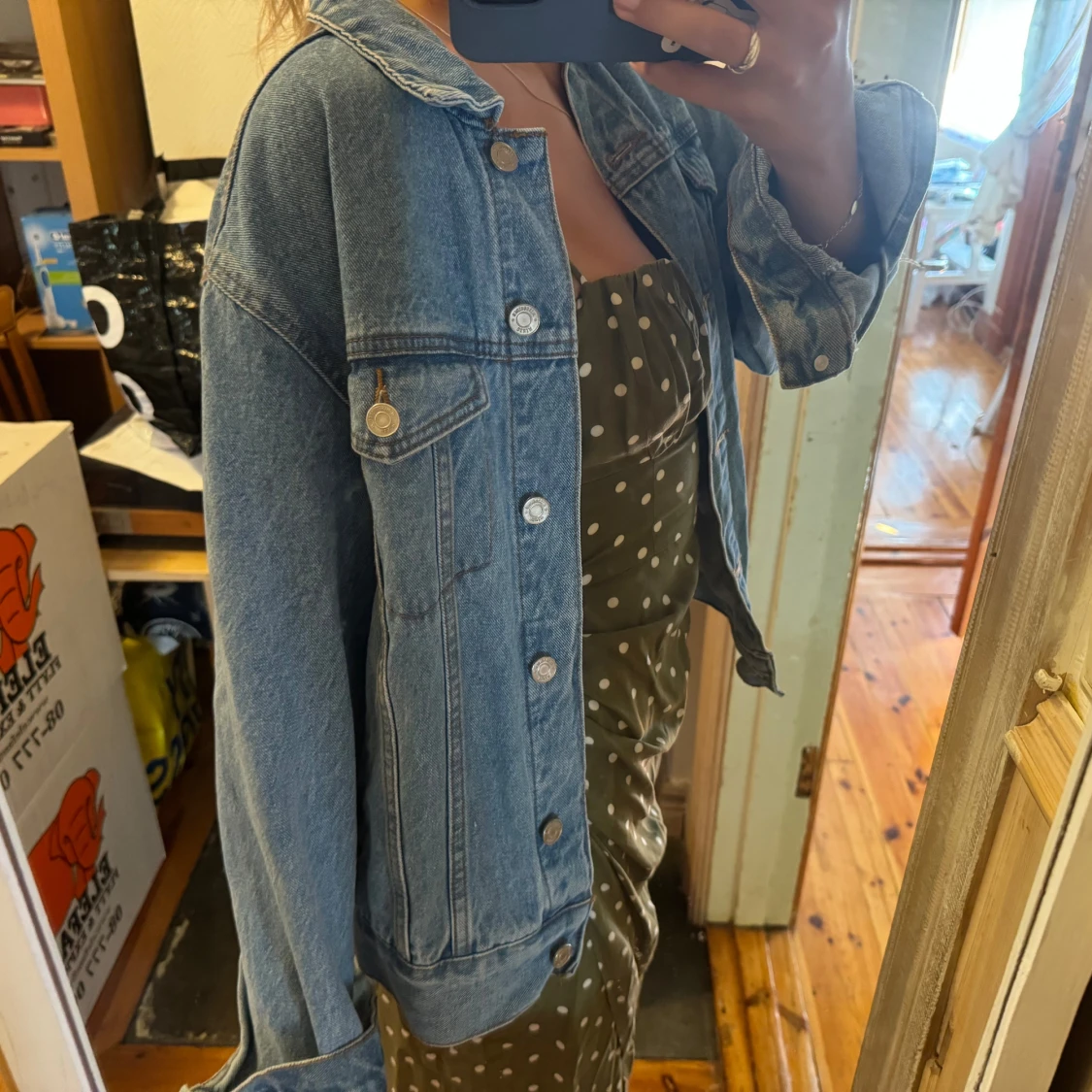 Oversized jeansjacka - 1