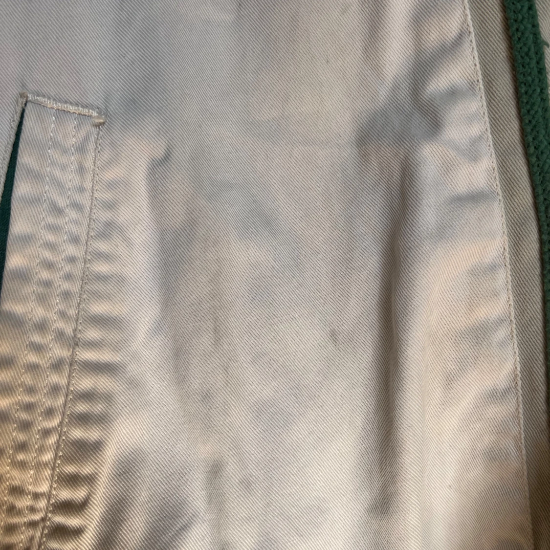 Vintage Nike Basebolljacka grön/svart/beige - 93