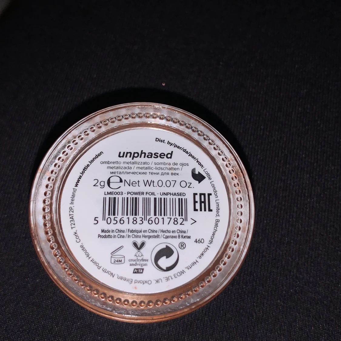 Power Foil Metallic Ögonskugga från Lottie London - 1