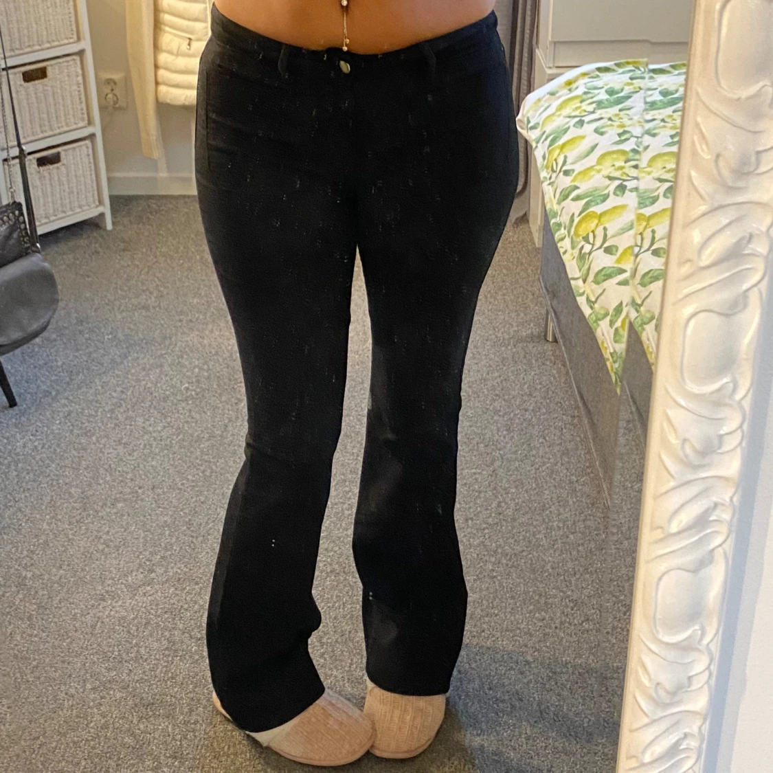 Lågmidjade bootcut jeans  - 91