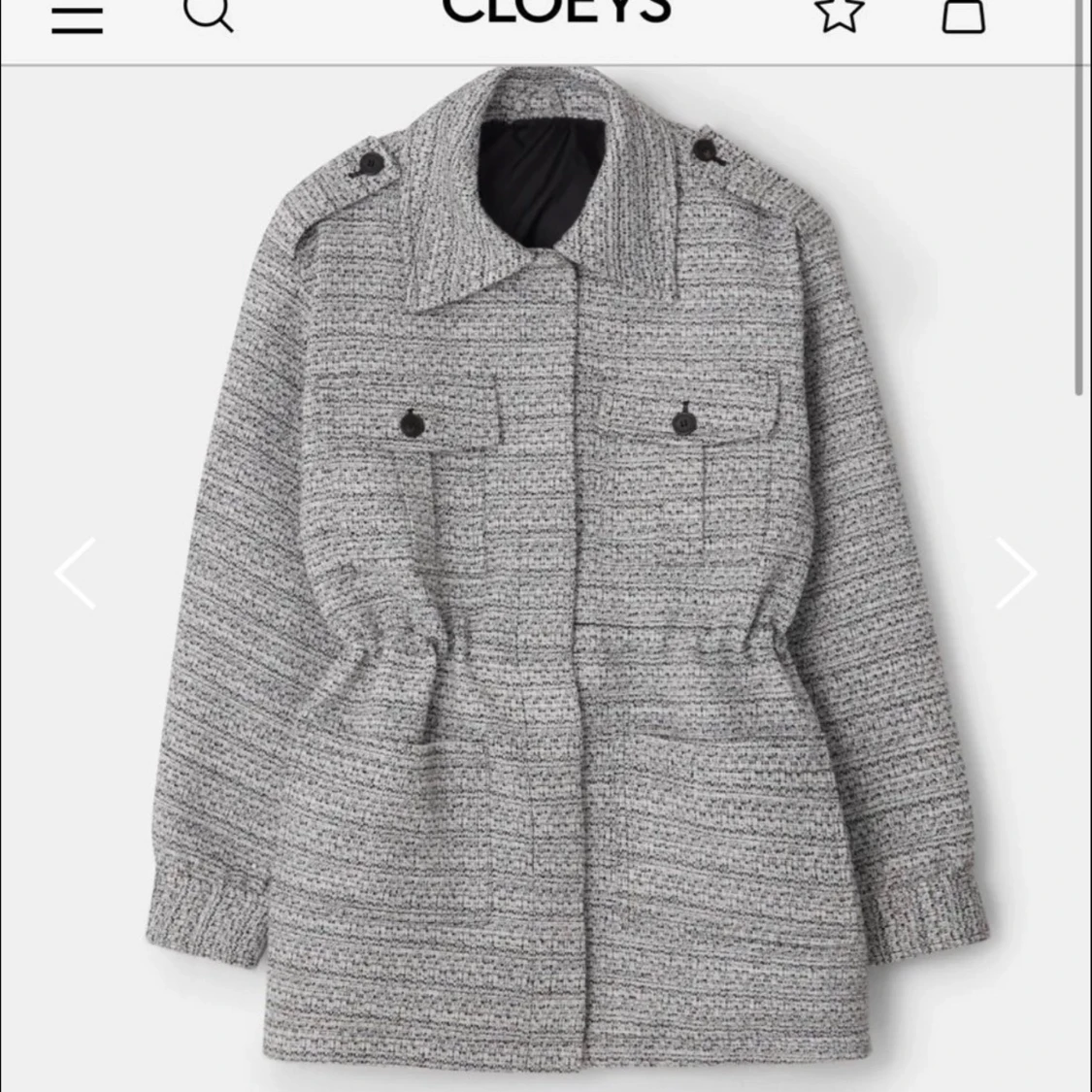 Slutsåld jacka cloeys