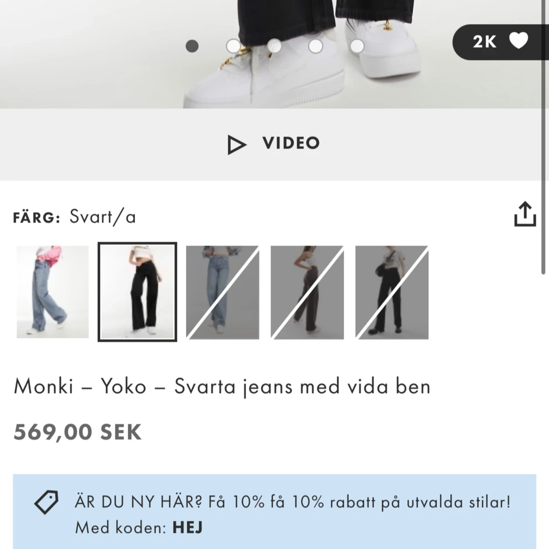 Mid waist jeans  - 90