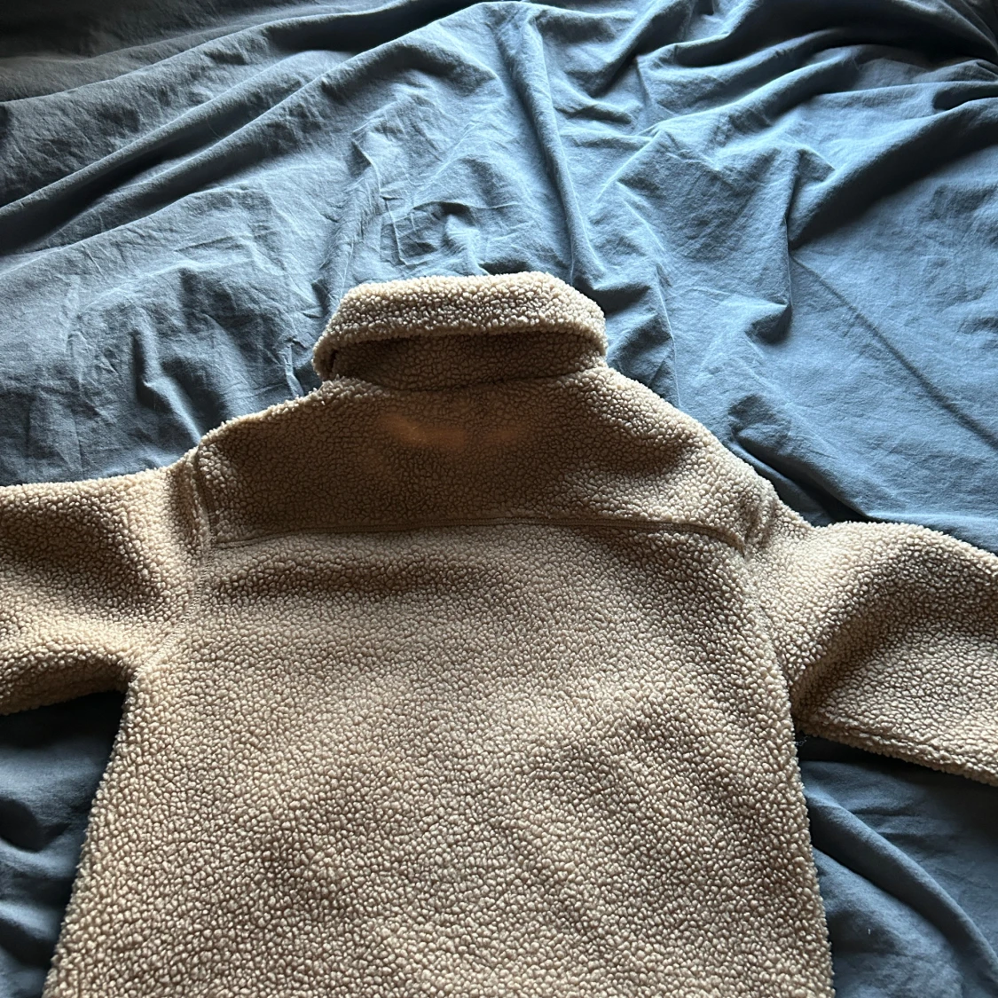 Beige teddyjacka - 91