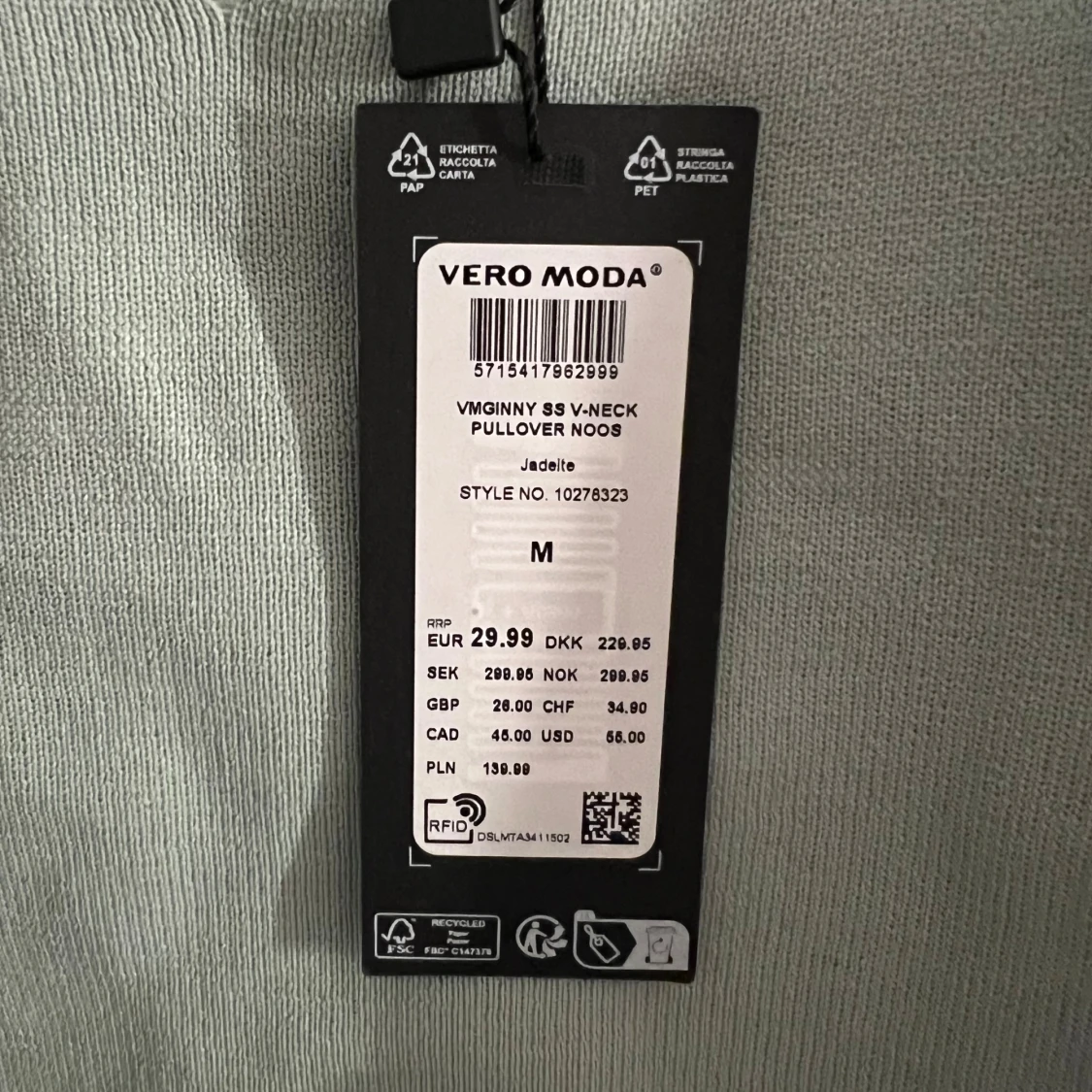 Mintgrön Vero Moda topp - 91