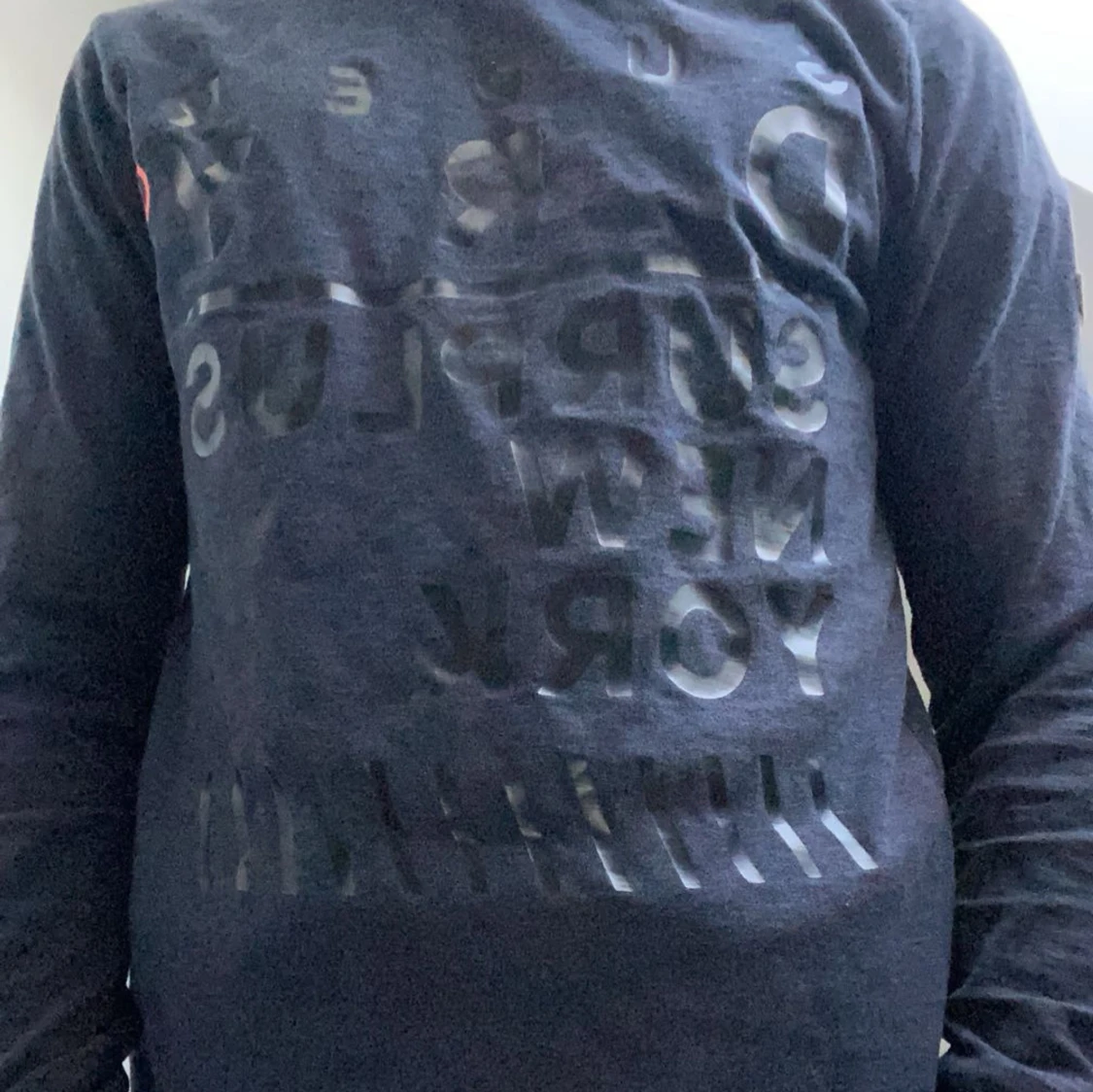 Svart långärmad tröja från Superdry