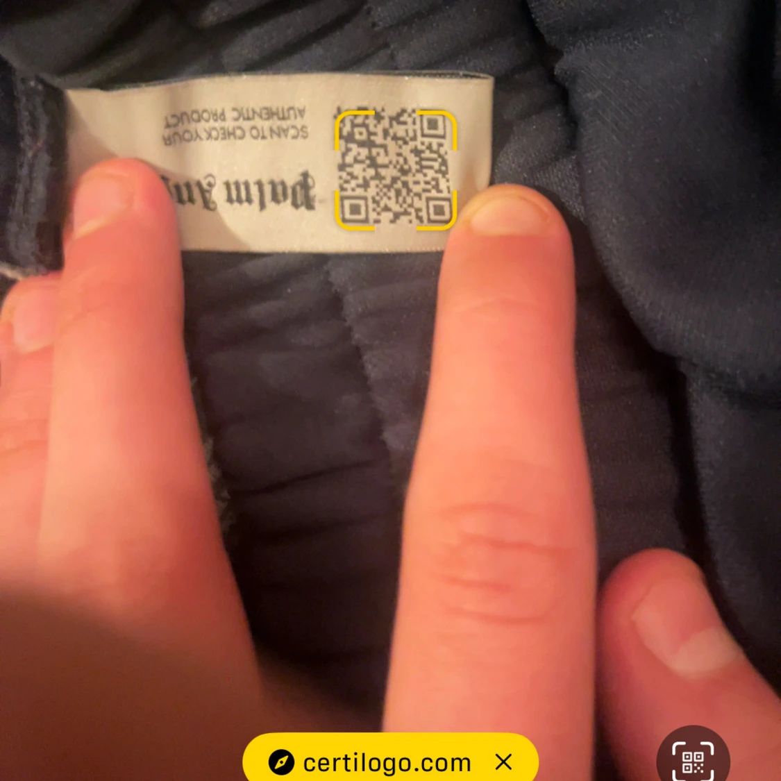 Mörkblå byxor från Palm Angels - 2