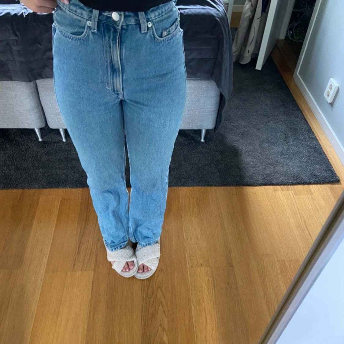 Blåa Jeans från Weekday  - 90