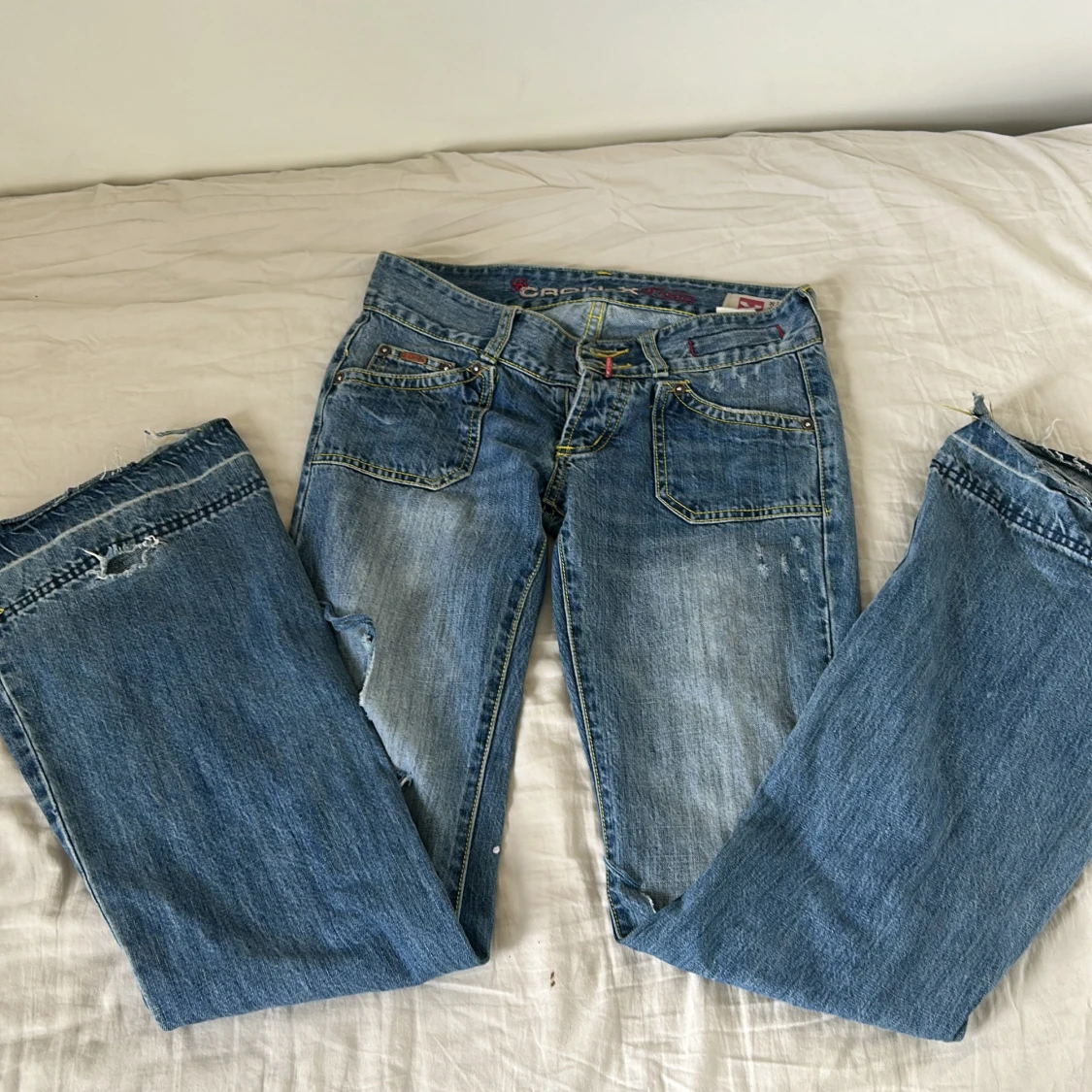 Lågmidjade jeans