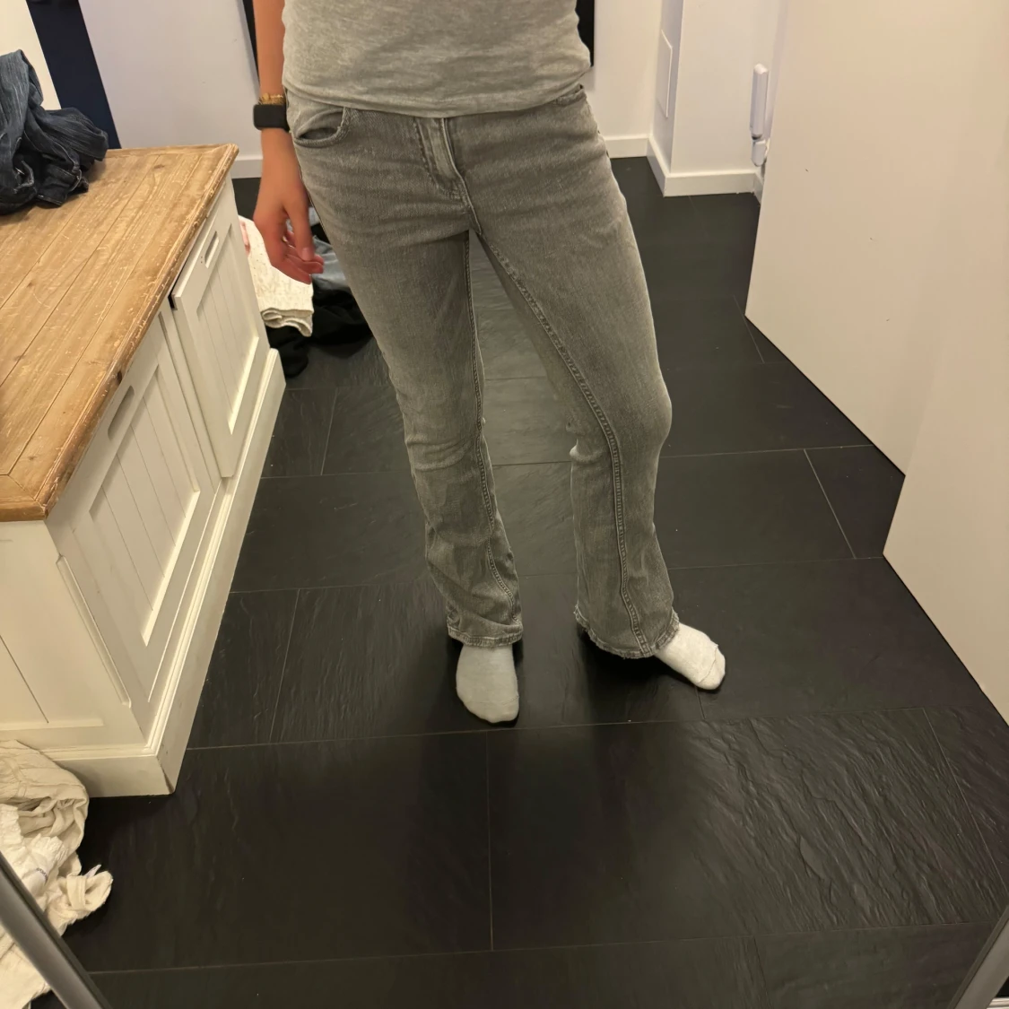 Superfina gråajeans i storlek 146❤️🥰 - 91