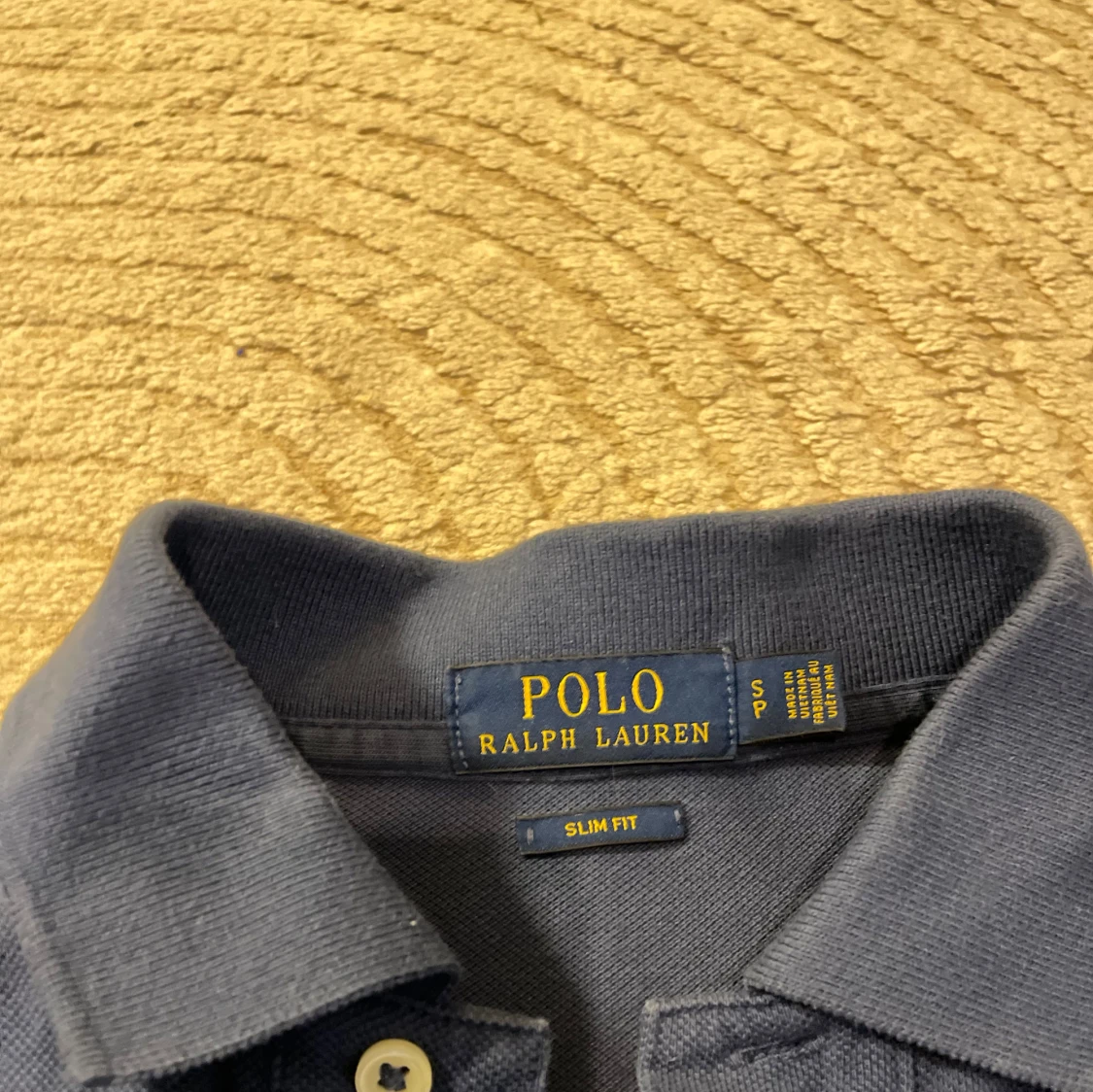 Mörkblå pikétröja från Ralph Lauren - 91