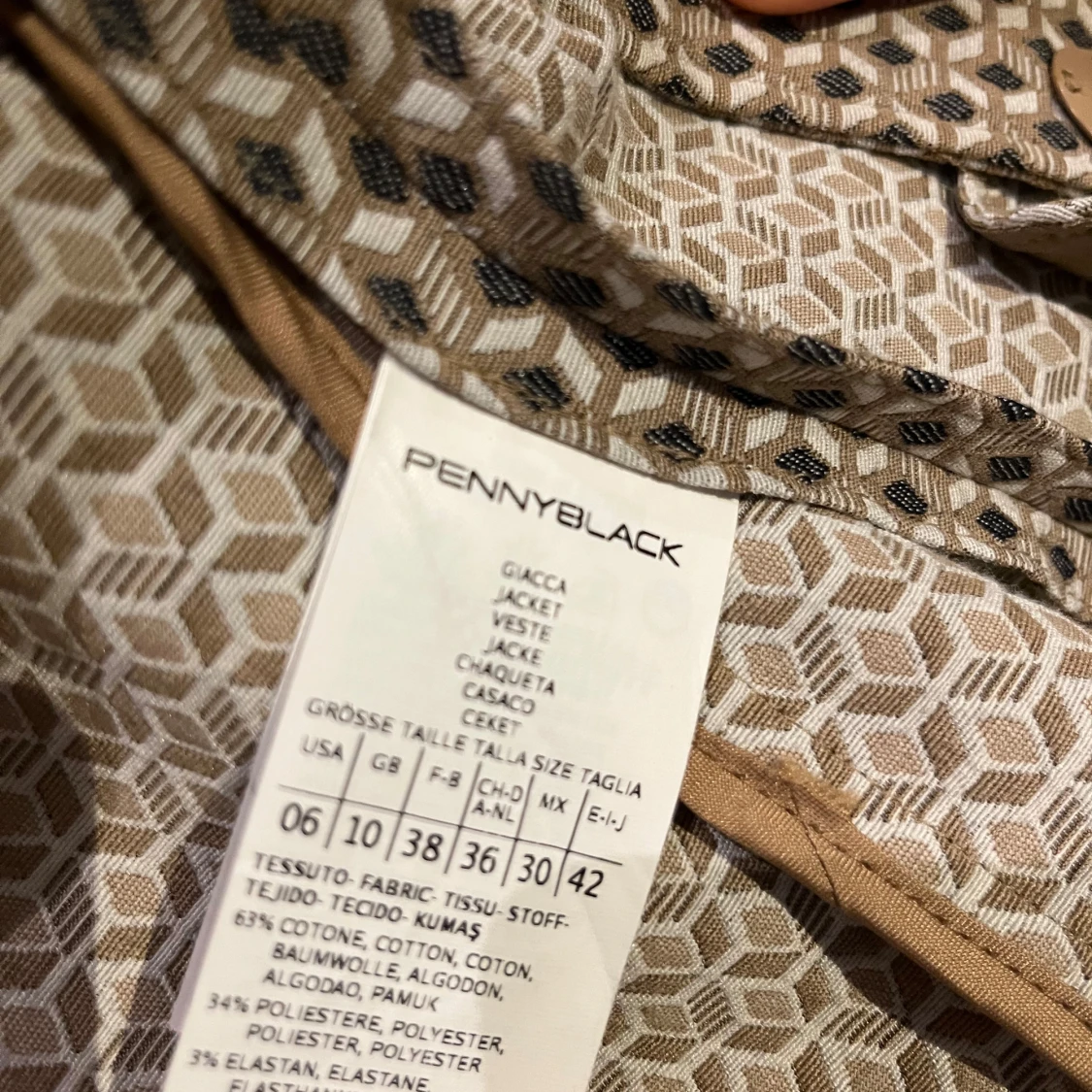 Mönstrad kavaj från Pennyblack - 92