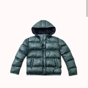 Grön dunjacka  - Säljer en snygg grön dunjacka, använts ett fåtal gånger