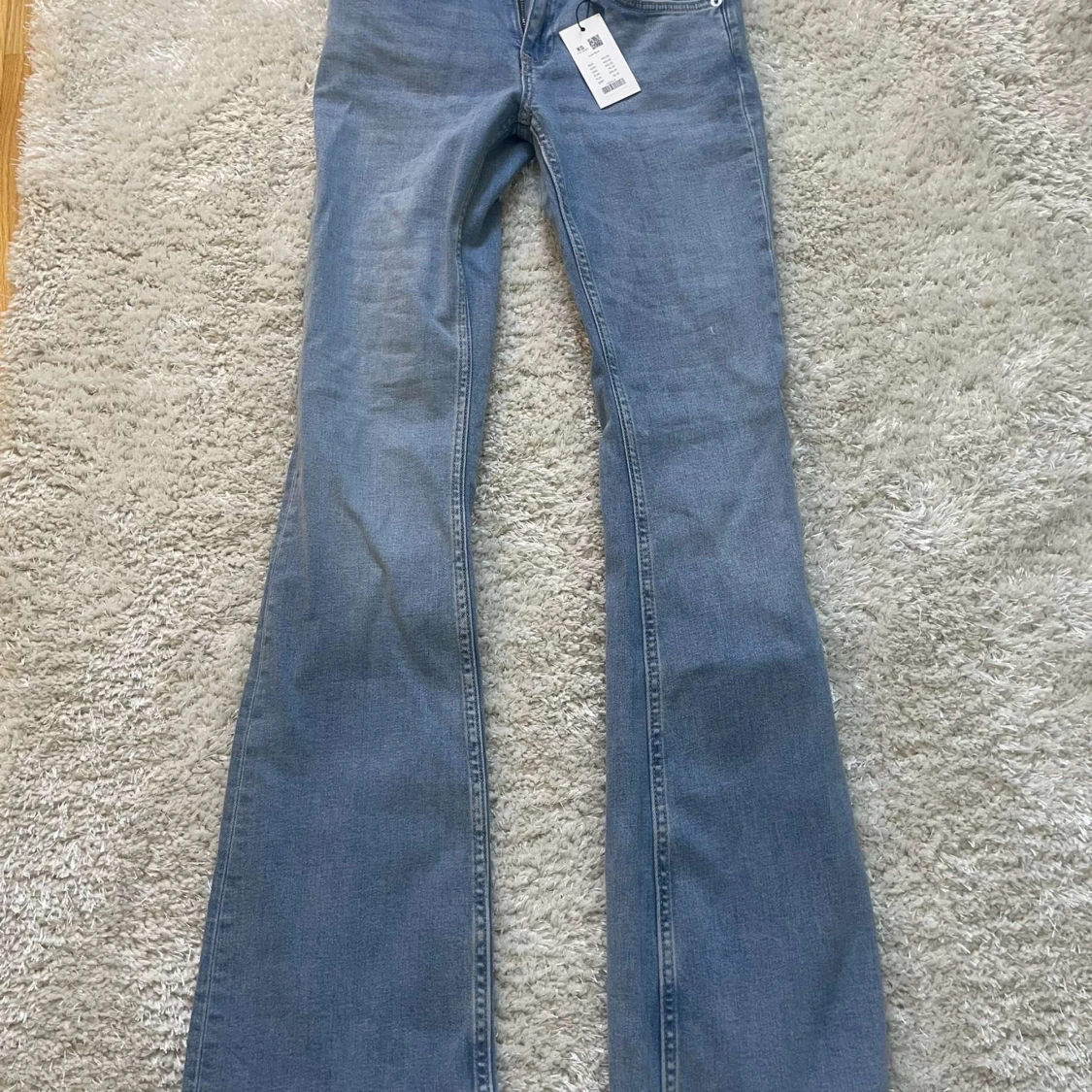 Blå bootcut jeans från 157 - 1