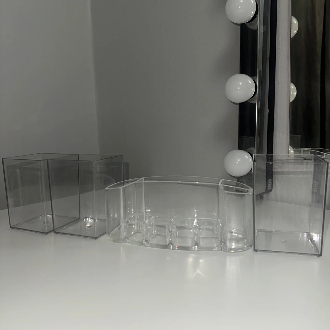 Transparenta sminkförvaringslådor - 2