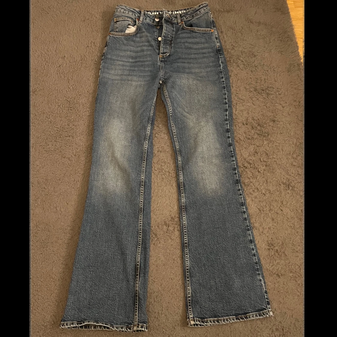 Blå bootcut flare jeans