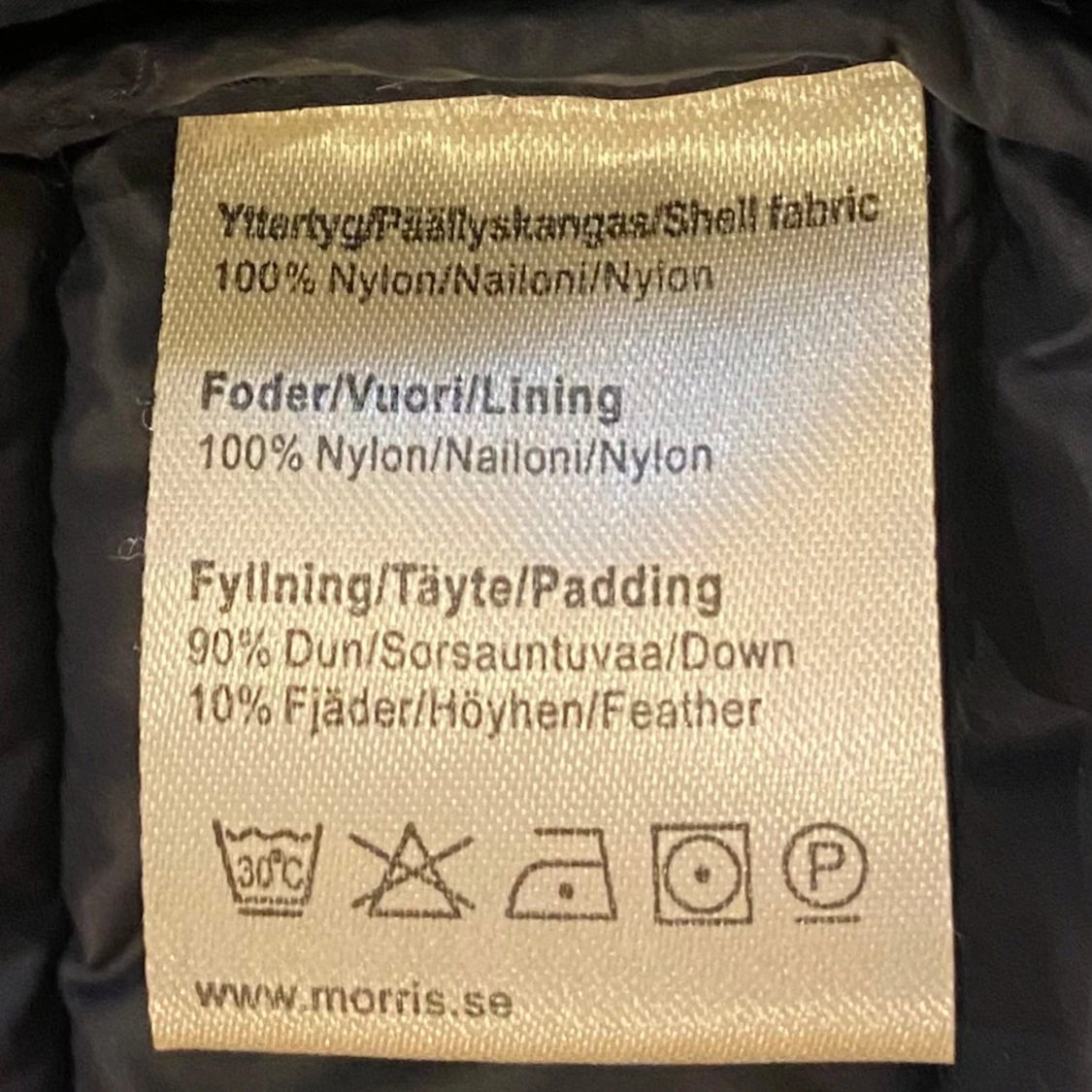 Mörkblå dunjacka från Morris - 4