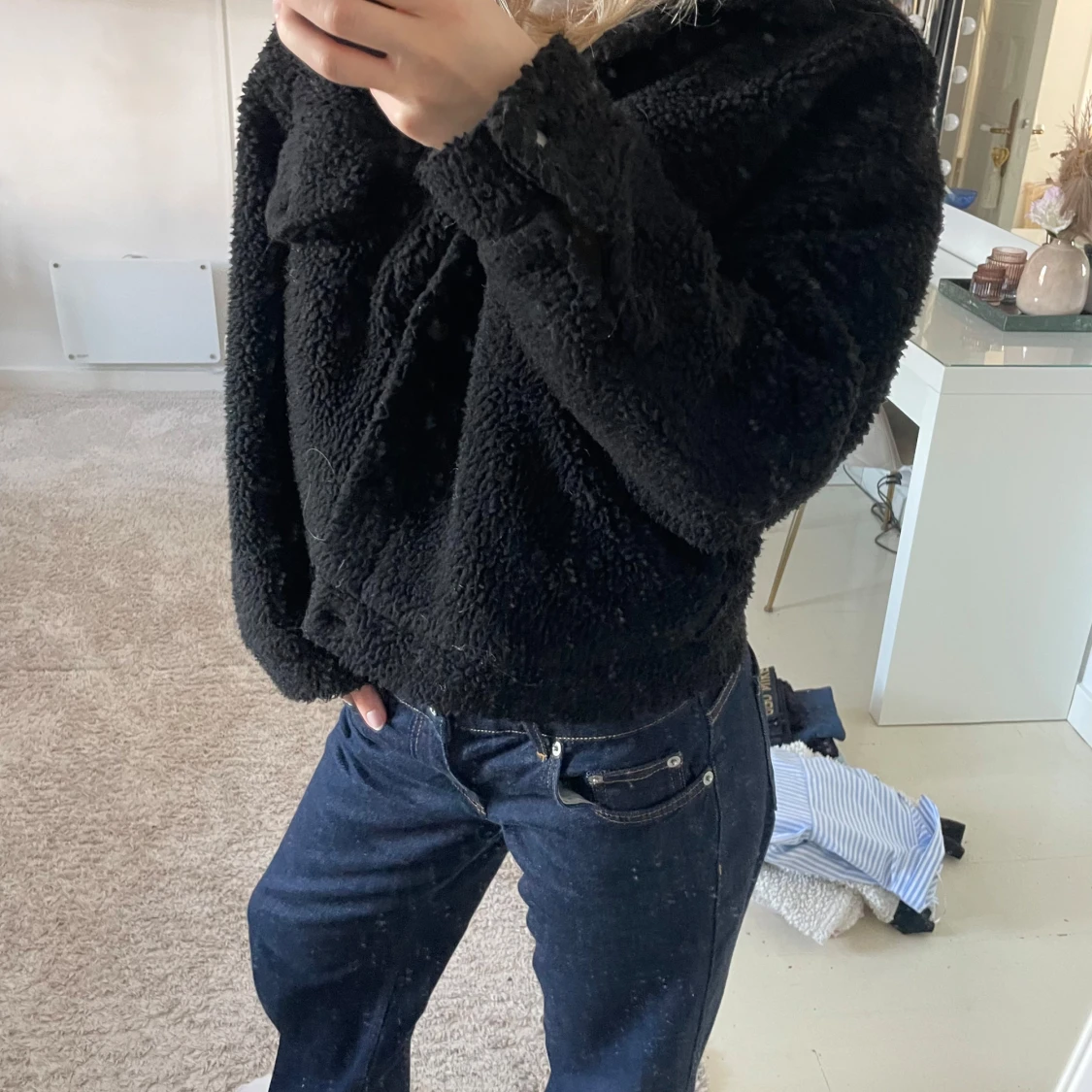 Svart teddyjacka från Dr. Denim - 2