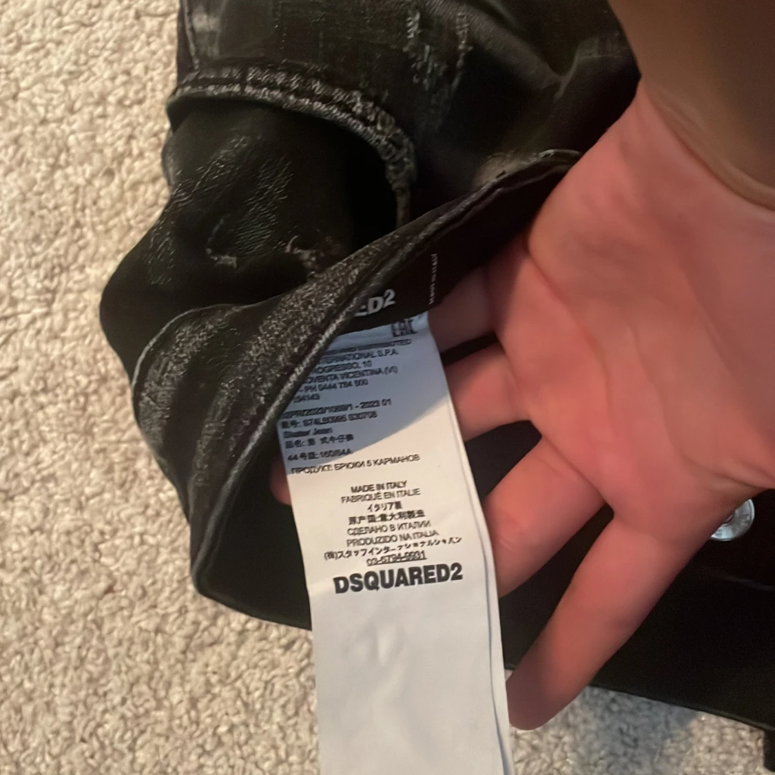 Svarta jeansshorts från Dsquared2 - 91