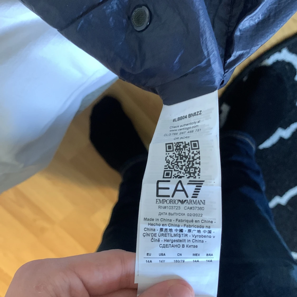 Svart pufferjacka från Emporio Armani - 93